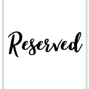 Reserved for D